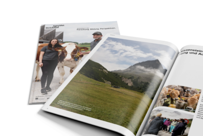 Magazines Mockup Opened And Closed Poster